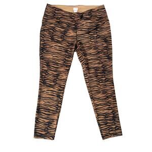Chico’s Zenergy Cropped Leggings, Tiger, New Cond. Ladies 12/14 petite